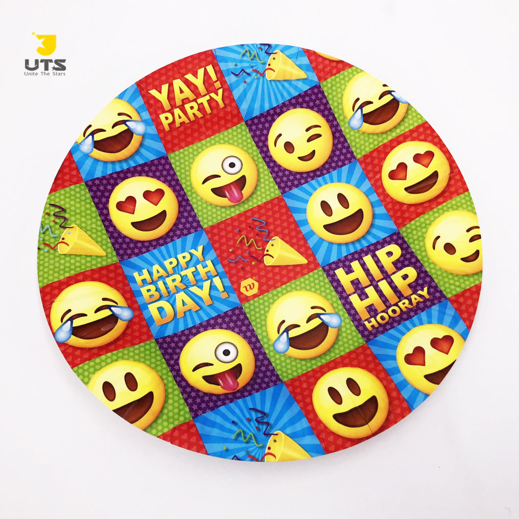 Custom Biodegradable Food Grade Paper Food Plates