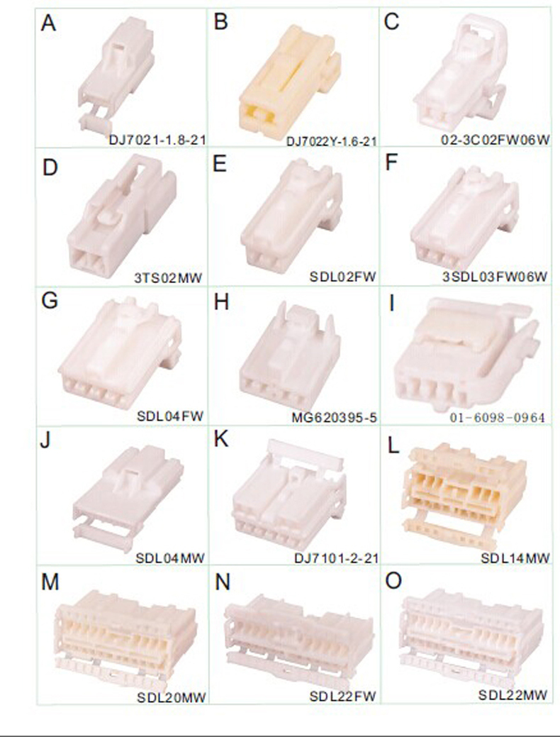 Auto Lighting System Wiring Electrical Plug Connector 2-1813099-3