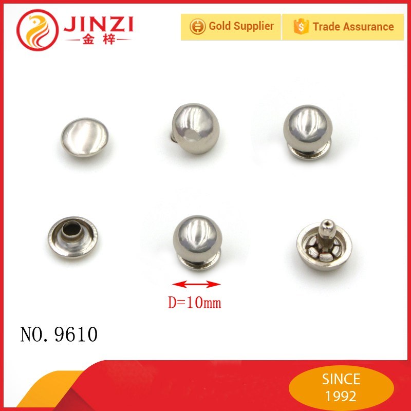 Fashion Metal Nipple Screw Rivet for Leather Bag Bottom