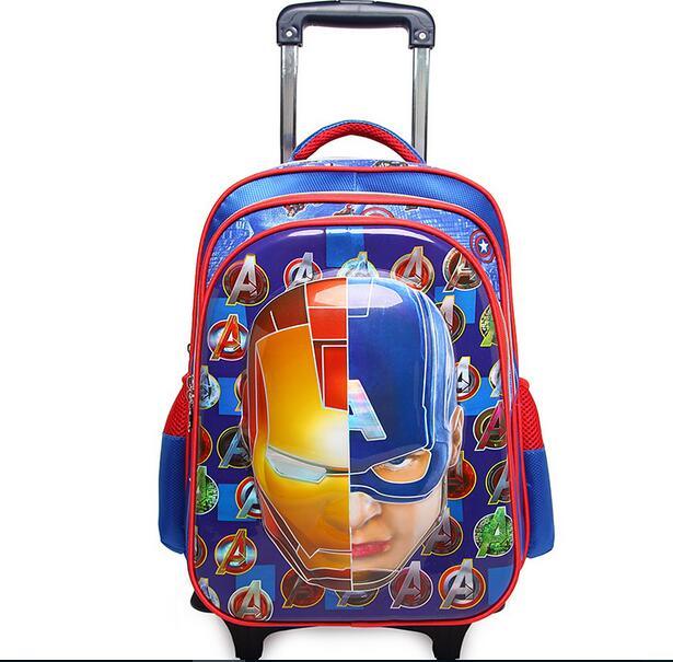 3D5d6d Three Wheels Trolley Child Children Student School Bag (CY5894)