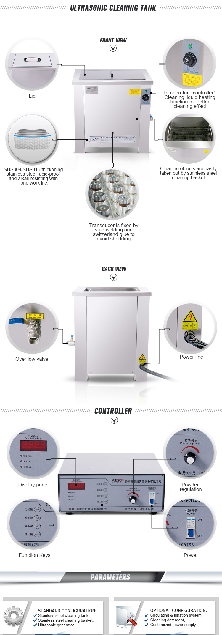 Krx General Industrial Ultrasonic Cleaner