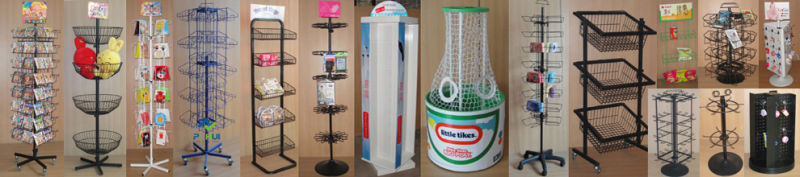 Floor Store Promotion Wire and Metal Display Stand (PHY375)