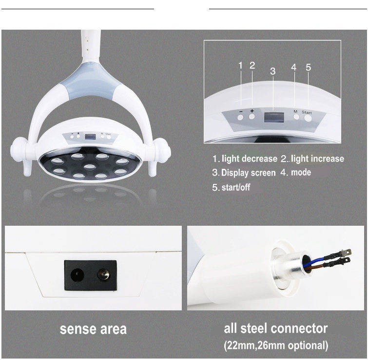 Dental LED Shadowless Operation Display Lamp with Portable Stand (P106A-Plus)