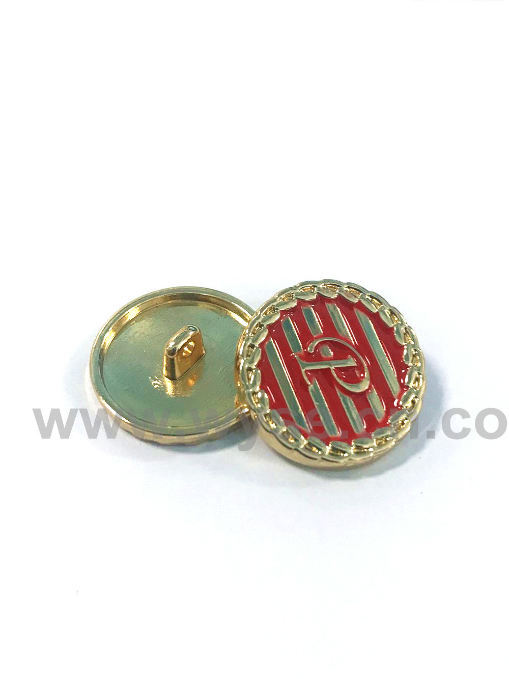 High Quality Metal Zinc Alloy Sewing Shank Button for Overcoat