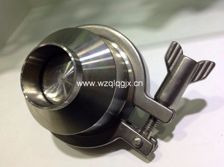 Adjustable Opening Pressure Sanitary Stainless Steel 316L Check Valve