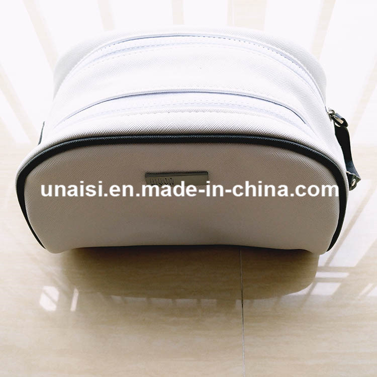 Travelling PU Leather Shaver Toiletry Case Cosmetic Bag