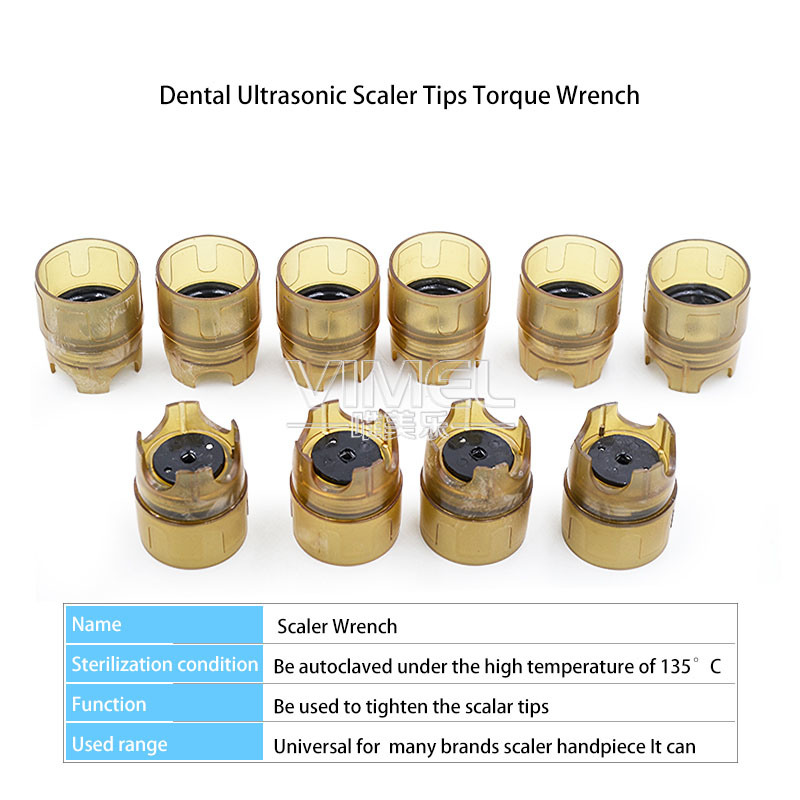 Dental Ultrasonic Scaler Piezo Tips Torque Wrench Compatible EMS