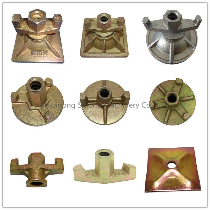 Forged Forging Anchor Nut and Plate Nut and Wing Nut for Formwork Combination