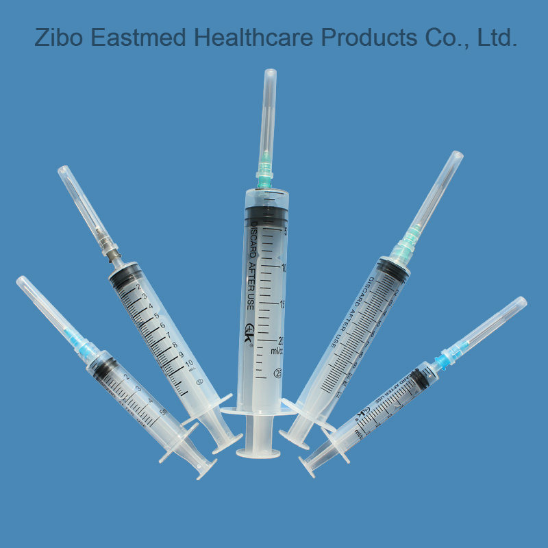 Medical Disposable Sterile Syringe with Needle for Single Use