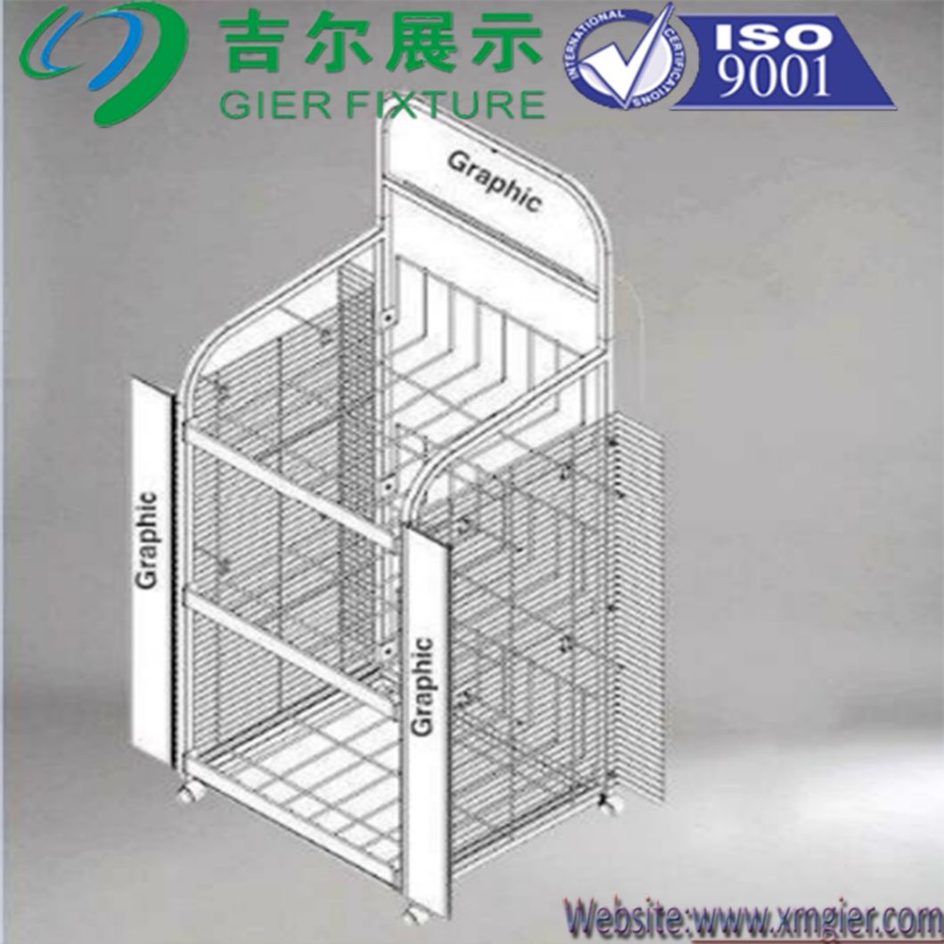 Wire Steel Stand Store Fixture for Display (SLL-D030)