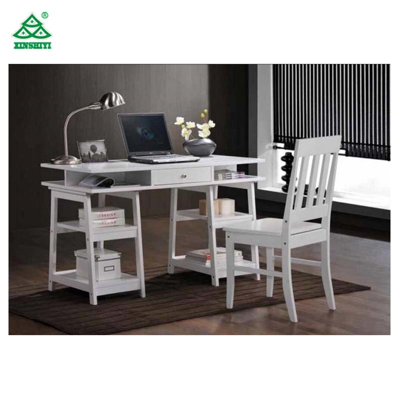 Top Quality Solid Wood Writing Desk, Computer Desk with Chair