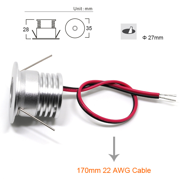 4W 12V 2V LED Bulb Spot Light Ce RoHS Night Lamp