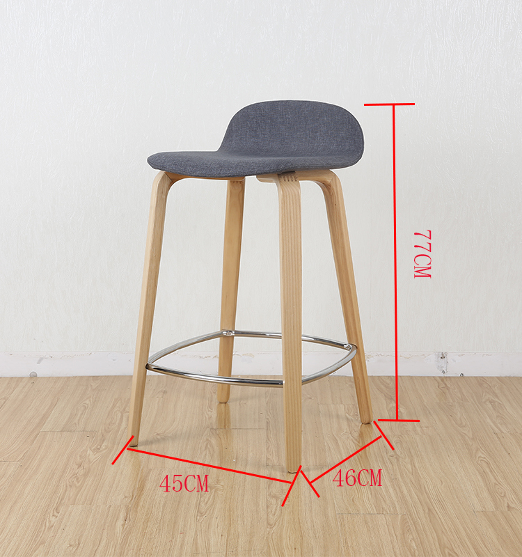 2018 Cheap Modern Classic Furniture Square Wooden Bar Stool