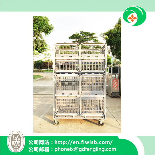 Foldable Roll Cage for Warehouse Storage by Hand with Ce