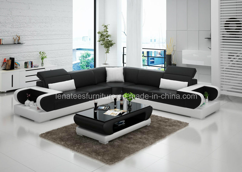 G8002b Luxury Villa Furniture Design Modern Corner Sofa