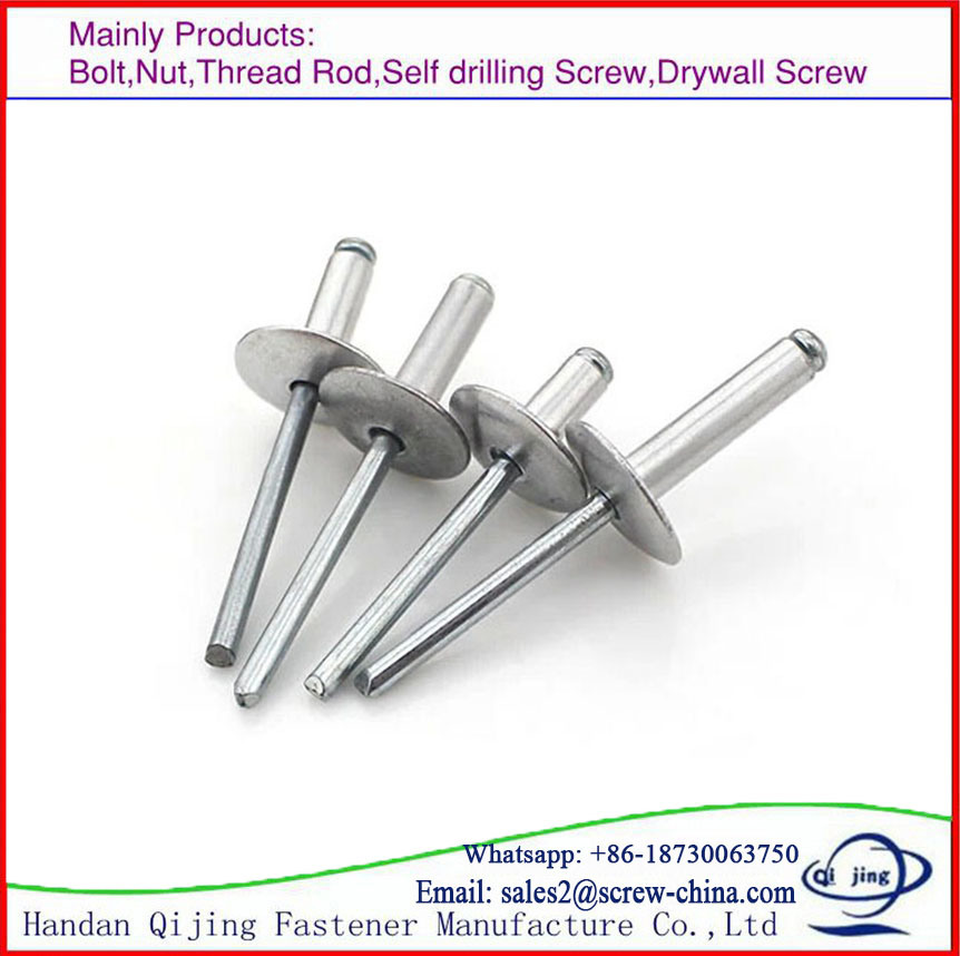 All Steel Open Type Blind Metal Rivets