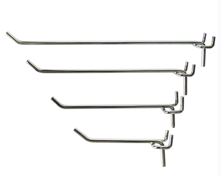 Shopfitting Chrome Plating Pegboard Hook for Store Display