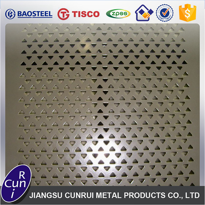 Small Hole Speaker Perforated Metal Mesh Punched Plate Screen for Equipment