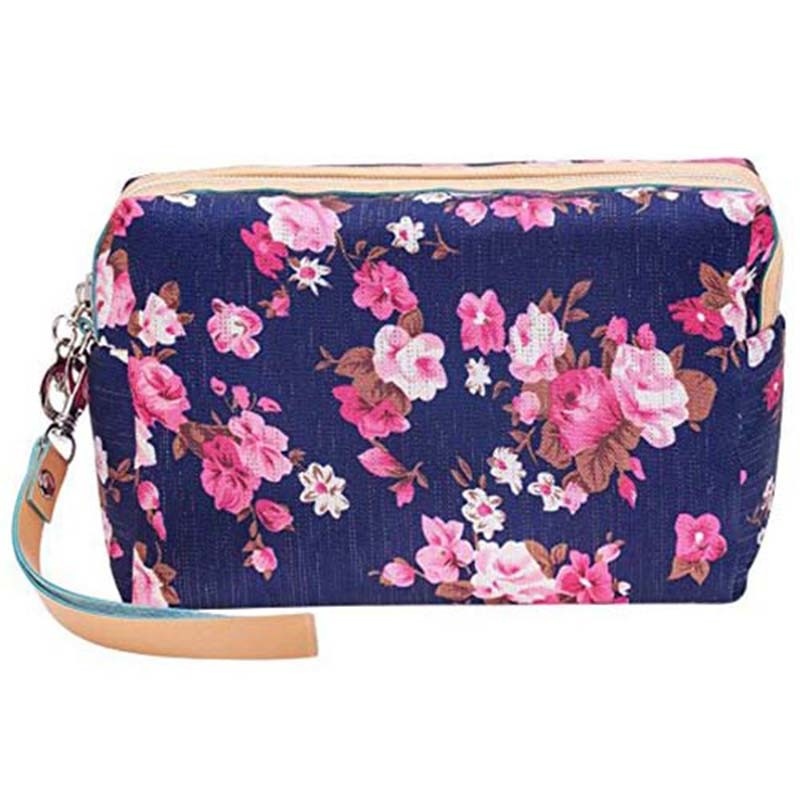 Fashion Custom Private Label Beauty Travel Canvas Cosmetic Makeup Bag