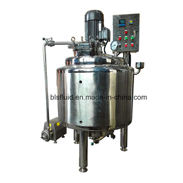 Three Layer Cooling and Heating Jacketed Vertical Blender Mixer