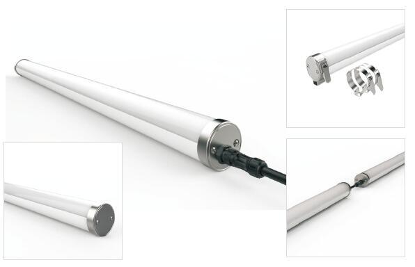 Linear Round Fixture IP69k Tri-Proof LED Tube Lamp