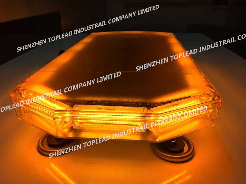 12-30V 80W Yellow COB Emergency Lightbar Warning Flashing and Rotating Lamp