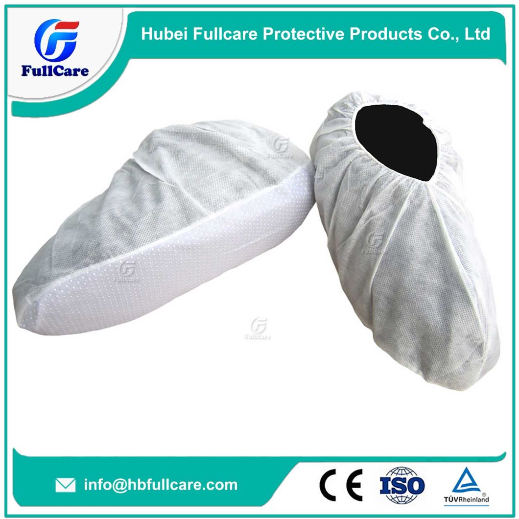 Disposable PE CPE PP SMS Microporous Plastic Nonwoven Waterproof Anti Slip Nonskid Printing/Medical/Hospital/Industry/Cleanroom/Lab/Waterproof/Boot/Shoe Cover