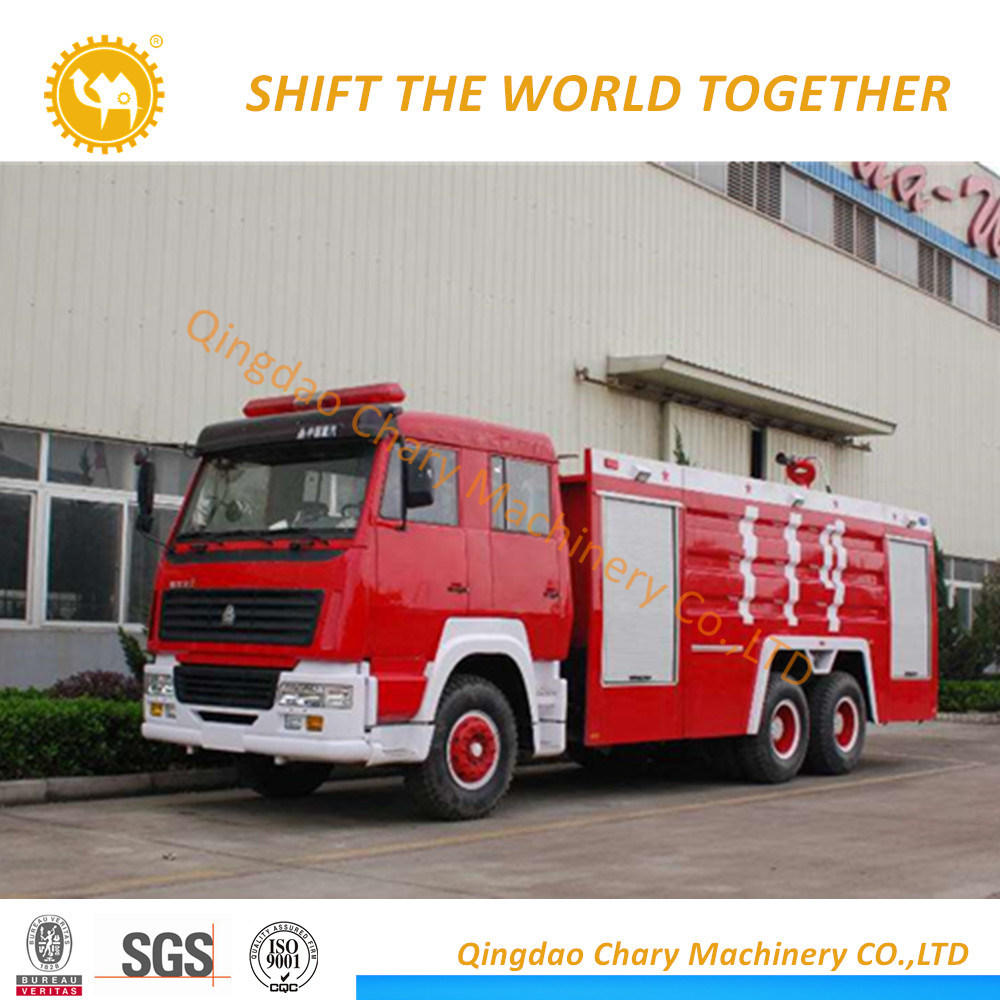 Sinotruk HOWO 4X2 336HP Water and Foam Fire Fighting Truck