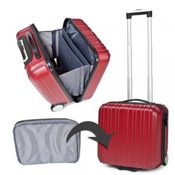 Travel Luggage Case in Red