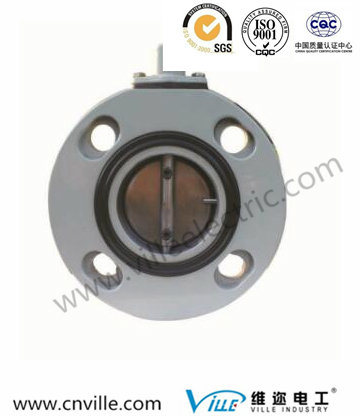 Round Vacuum Valve Type Butterfly Valve/Transformer Valve