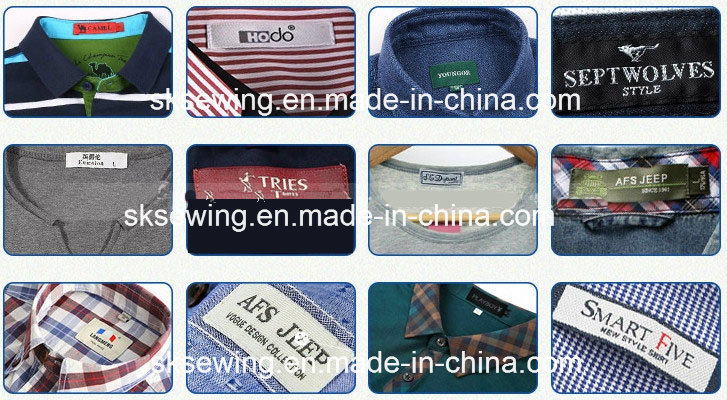 Automatic Zig-Zag Label Pattern Sewing Machine for Garment