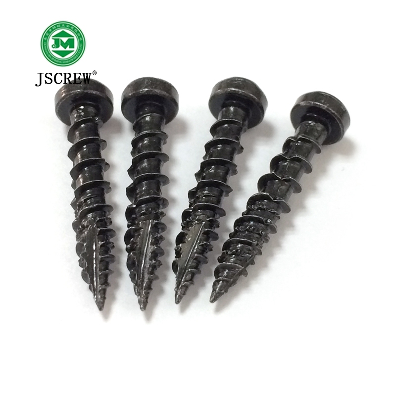 Black Harden Square Drive Pan Head Type17 Thread Cutting Drywall Screw Deck Screw