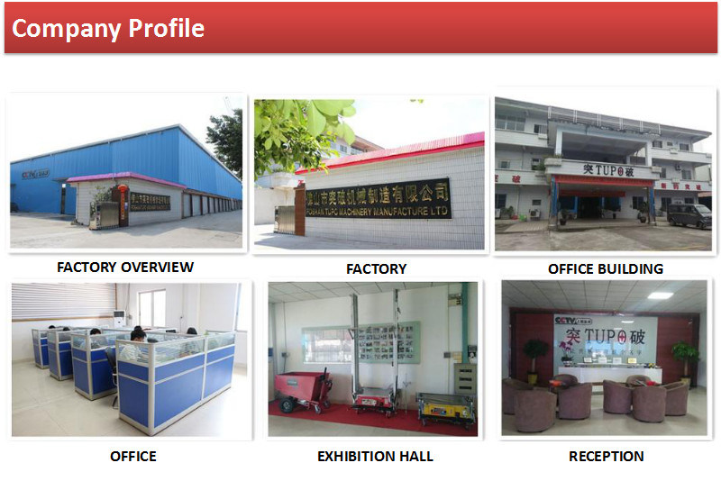 Construction Concrete Wall Plastering Machinery Equipment
