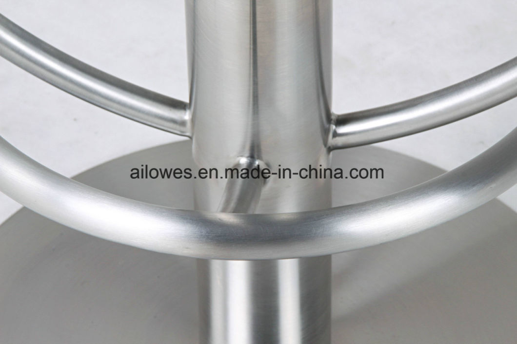 Bar Furniture Reception Round Seat Stainless Steel High Bar Stool