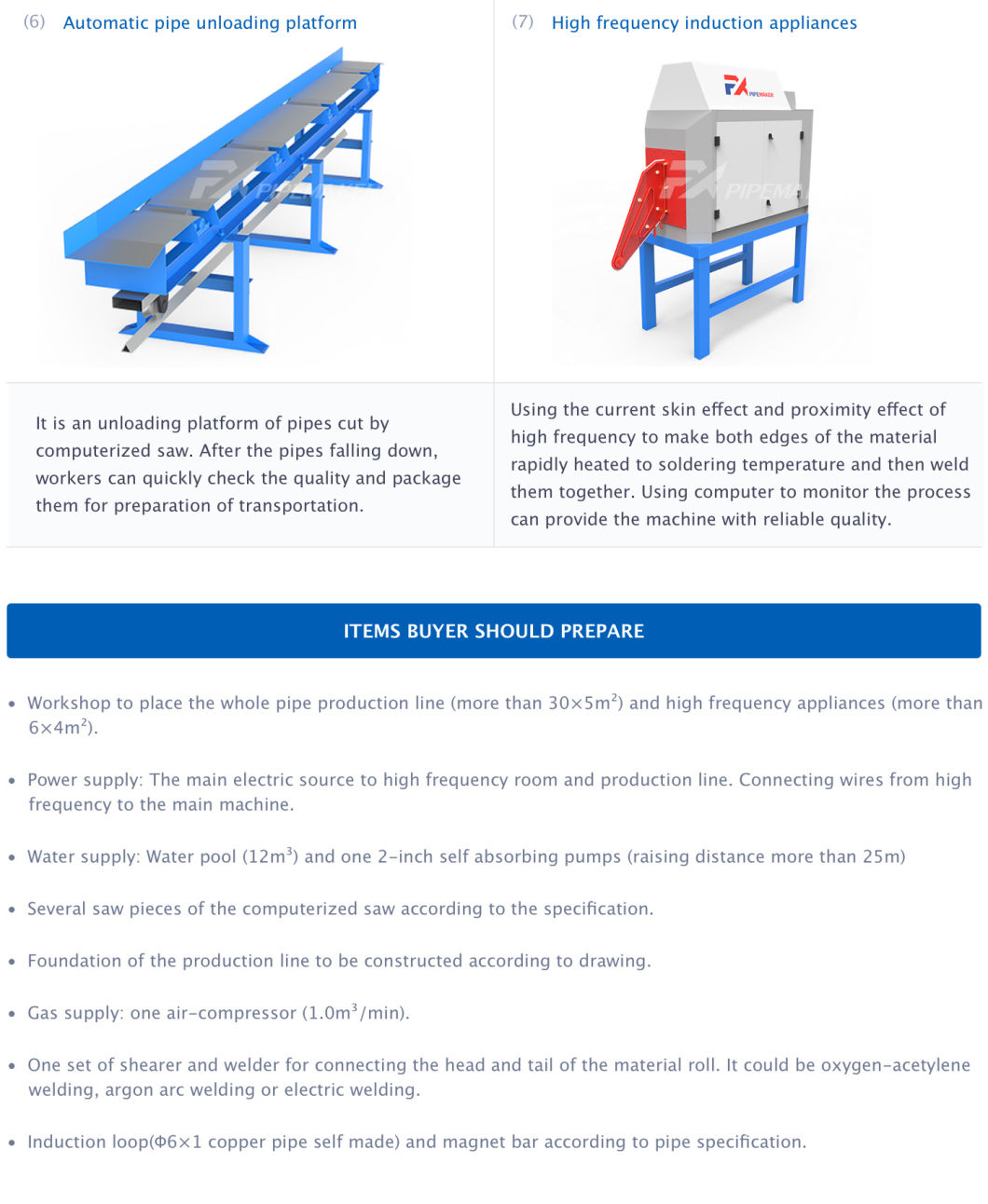 Fx16 Welded Pipe Making Machine, Pipe Mill, Tube Mill