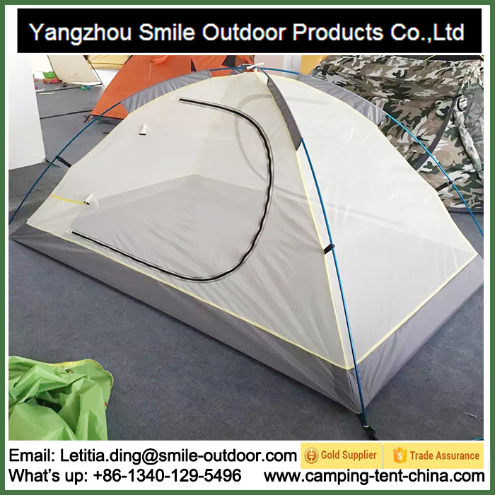 Single Person High Class European Ripstop Nylon aluminium Peak Tent