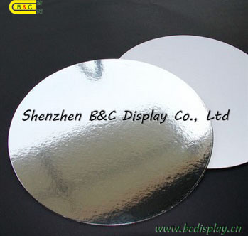 Corrugated Paper Board with Round Flower Edges FDA Cake Plates with SGS (B&C-K061)