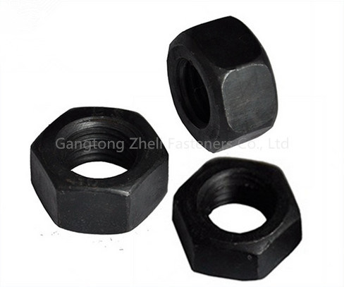 ASTM A194 2h Heavy Hex Nut with Black Finish