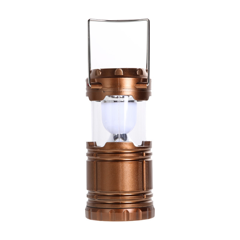 Solar 6 LED Lantern Lamp Outdoor Super Bright Rechargeable 60lm Camping Light Portable Outdoor LED Lantern