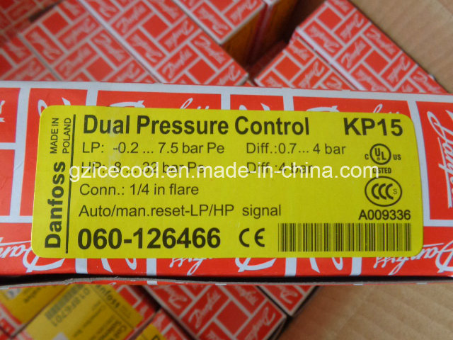 Danfoss High Pressure Manual & Low Pressure Automatic Dual Pressure Contol Switch Kp15 060-126466