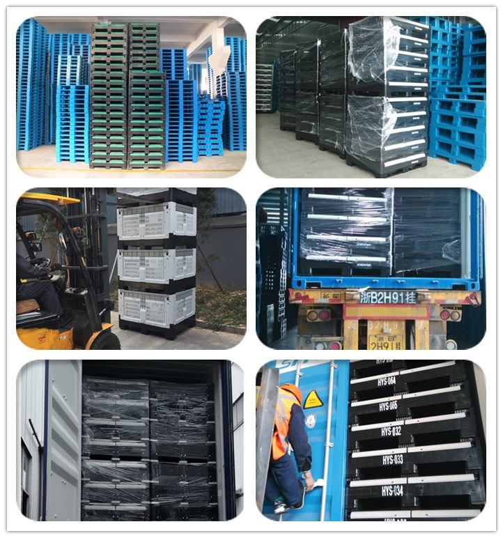 Cheap High Quality Plastic Container Foldable for Warehouse Storage
