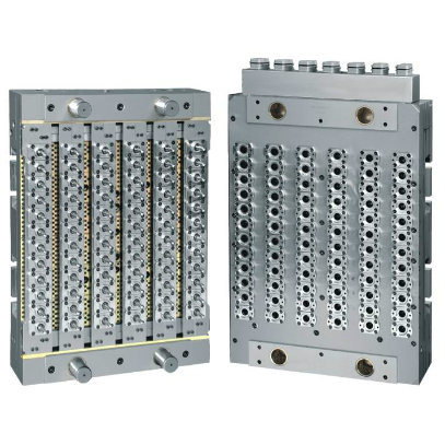 72-Cavity PET Preform Mold with Shut-off Nozzle