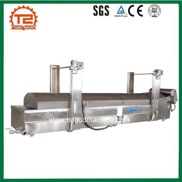 Mesh Belt Type Continuous Frying Machine for Banana Plantain Chips