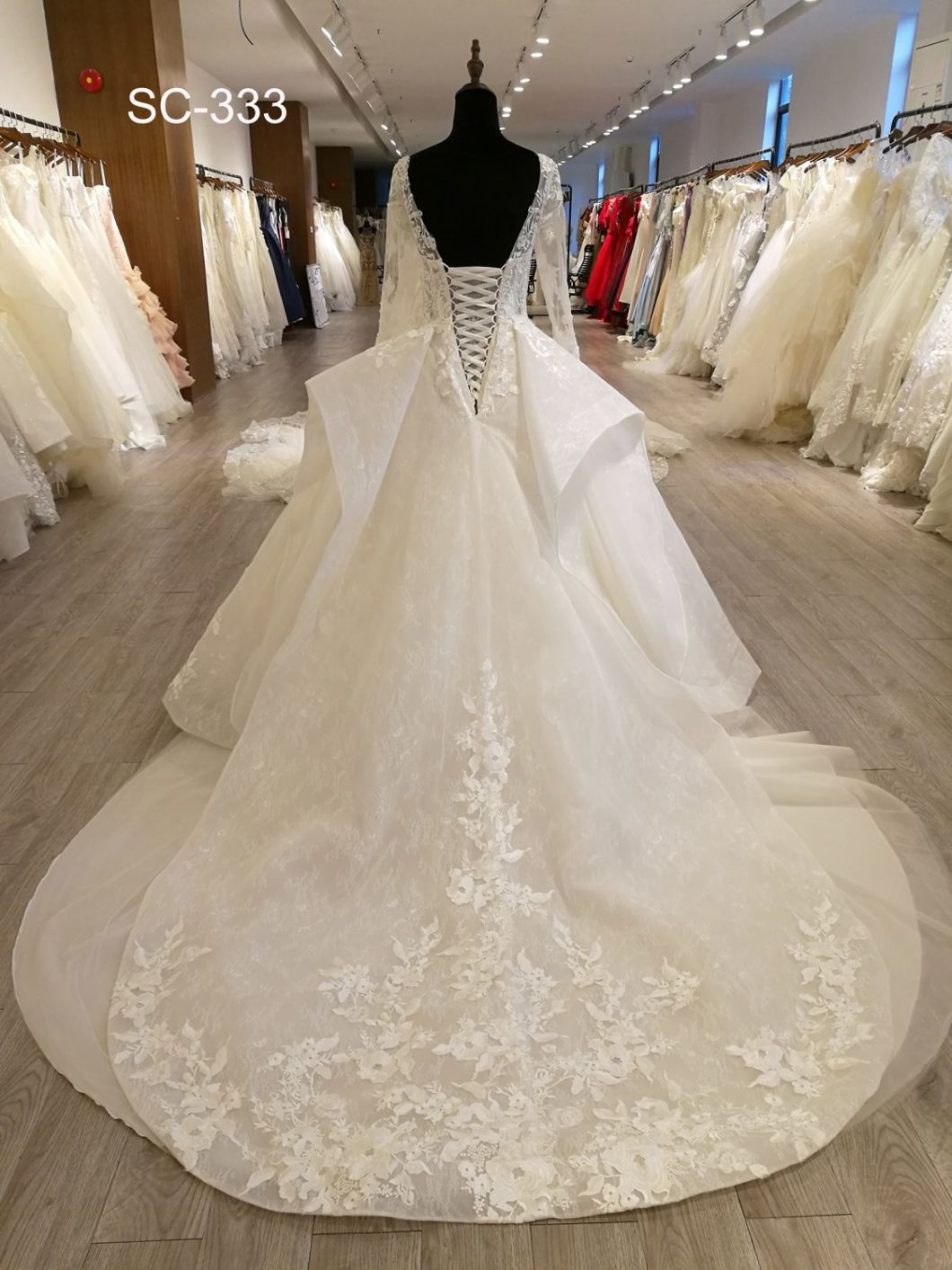 Popular Sale Plus Size Muslim Wedding Dress