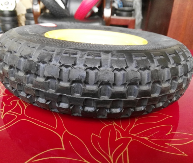 10inch Solid Elastic Rubber Foam Wheel for Hand Trolley