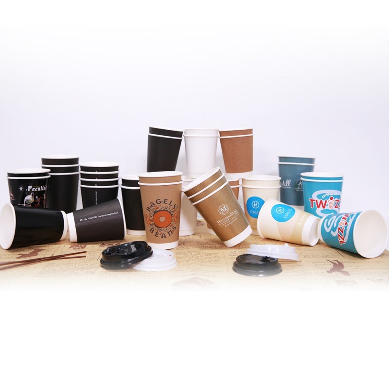 Disposable Compostable Biodegradable Paper Cold Drink Paper Cup Wholesales