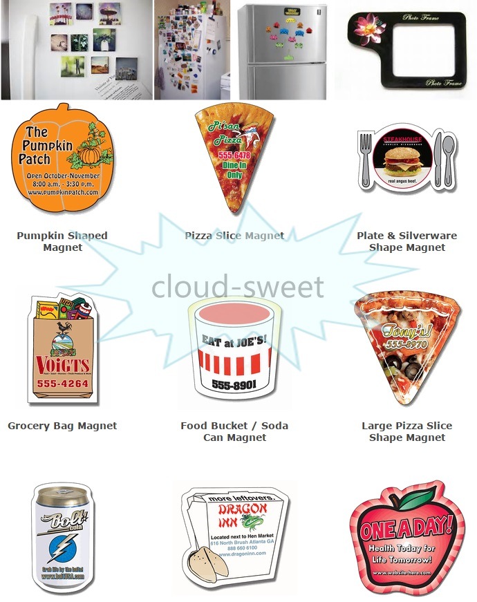 Custom Gifts Various Size Style of Glass Magnet Refrigerator Sticker