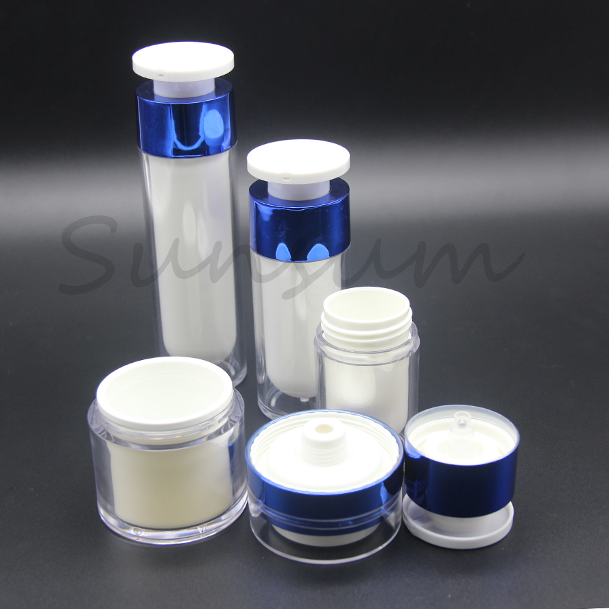 Double Wall Airless Bottle for Cosmetic Packaging