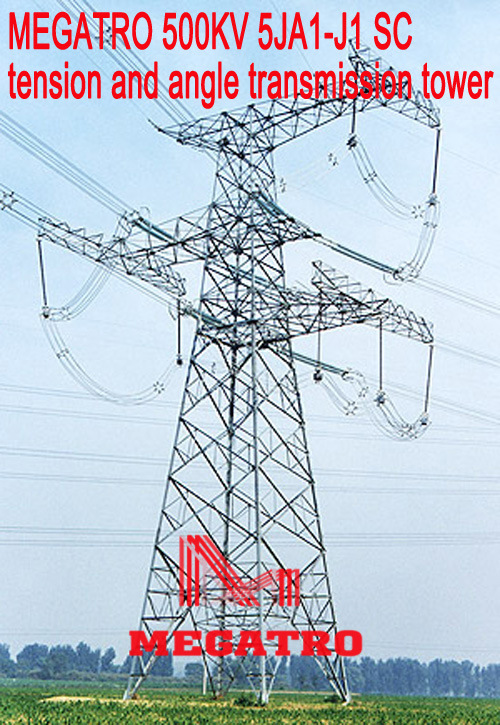 Megatro 500kv 5ja1-J1sc Tension and Angle Transmission Tower