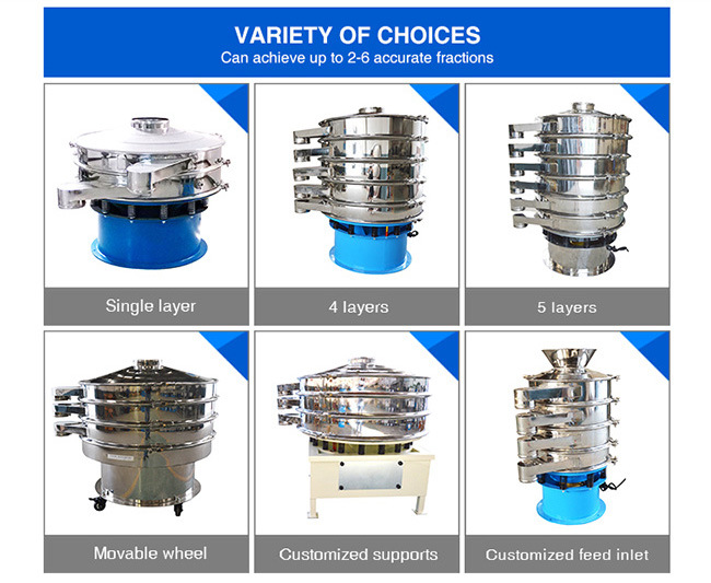 4 Layers Circular Vibratory Round Separators